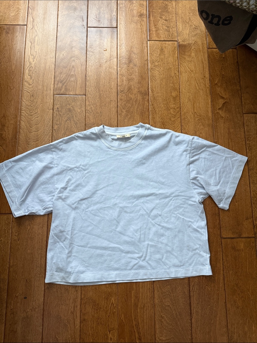 Madewell Women Pale Blue Short-Sleeve Crew Tee